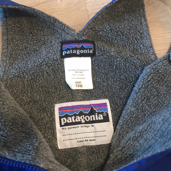 Patagonia fleece lined overalls - Picture 6 of 6